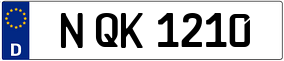 Truck License Plate